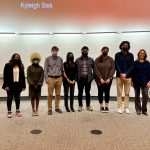 Pi Sigma Alpha Inductees stand with Professor Kristin Kelly (Julian Aviles Omar Badawi Kiara Ballij Alesia Ballij Rylee Bane Adam Bazylczyk Shane Caron Charis Chui Jules Ciecko Madsen Coridon Carly Densem Emma Deveran Elannah Devin Noah DiFelice Sofia DiNatale Taylor Fenerty Soumya Ganti Samantha Giametta Hailey Hamilton Michael Hernandez Victoria Hummel Weronika Kaplon Sofia Karalekas Zachary Kopiec Chase Mack Erin McBride Bryanna Mckreith Shannon Meisel Susana Mejia Samantha Miller Zachary Munzer Sebastian Musante Ellen Nelson Kathy Nguyen Michael Nieves Nyah Parkinson Olivia Rizzuto Frank Romeo Hisham Rushaidat Asher Salmon Kyleigh Sisk Amelia Szabo Lauren Tocman Jonathan Trusz Jason Yeung )
